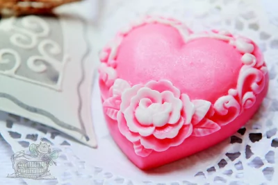 Mýdlo ve tvaru srdce - Srdce Romantik