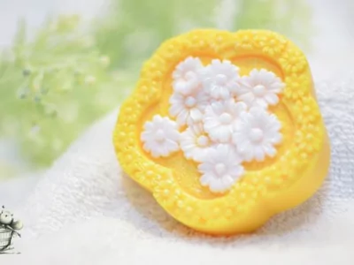 Mýdlo s květinovým vzorem - Kvítí