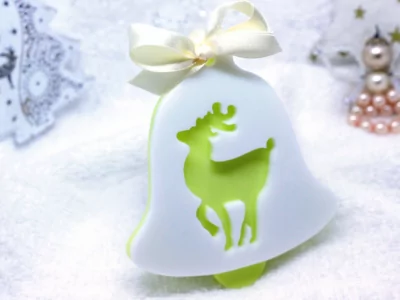 Mýdlo s vánočním motivem - Rudolf s mašlí