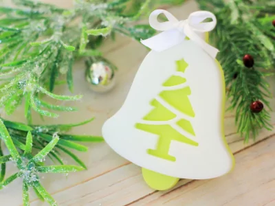 Mýdlo s vánočním motivem - Stromeček s mašlí