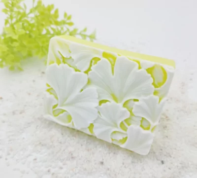Mýdlo s květinovým vzorem - Ginkgo