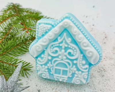 Mýdlo s vánočním motivem - Chaloupka