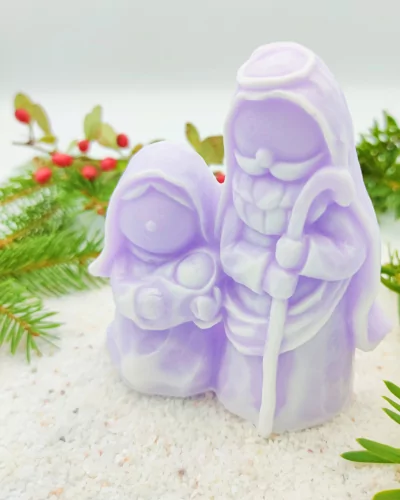 Mýdlo s vánočním motivem - Svatá rodina