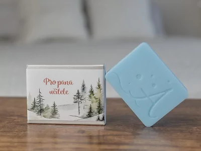 Mýdlo dárkové - UČITEL motiv Wood
