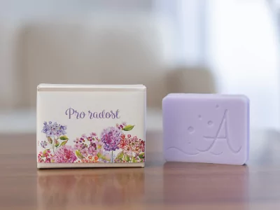 Mýdlo dárkové - PRO RADOST motiv Hortenzie - B2B