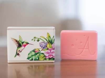 Mýdlo dárkové - Pro děti - motiv Kolibřík - B2B
