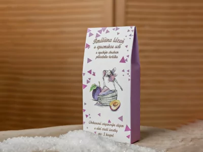 Koupelová lázeň 50g s arganovým olejem - vůně Zralá švestka