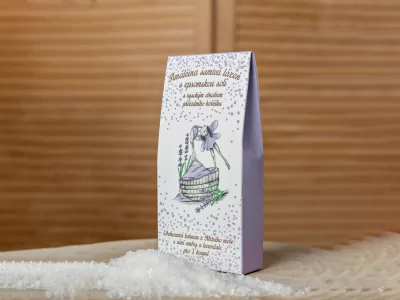 Koupelová šumivá lázeň 50g - vůně Ambra s levandulí