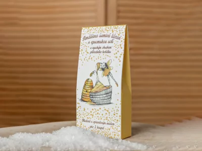 Koupelová šumivá lázeň 50g - vůně Med