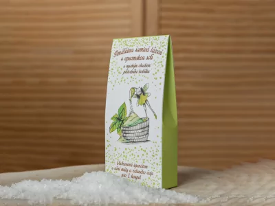 Koupelová šumivá lázeň 50g  - vůně Zelený čaj s mátou