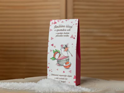 Koupelová lázeň 50g s arganovým olejem - vůně Exotické liči