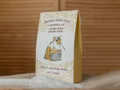 Koupelová šumivá lázeň 250g - vůně Medová