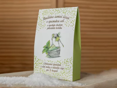 Koupelová šumivá lázeň 250g - vůně Zelený čaj s mátou