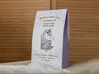 Koupelová šumivá lázeň 250g - vůně Ambra s levandulí