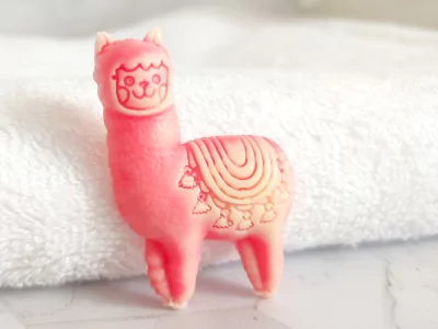 Mýdlo ve tvaru zvířátka - Veselá lama